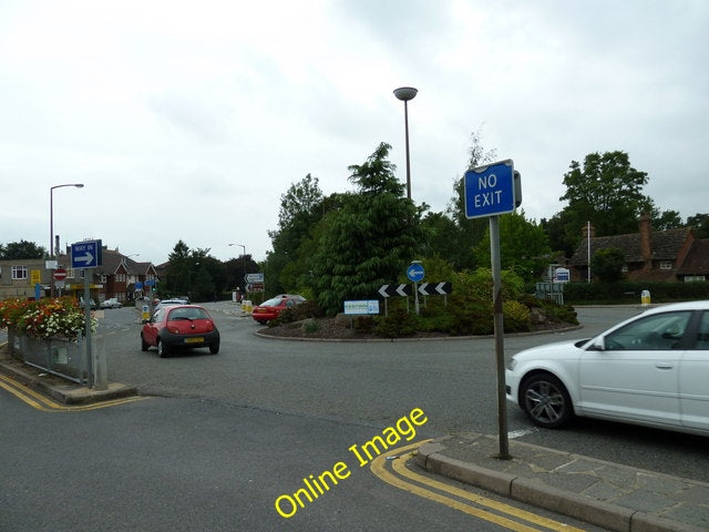 Photo 6x4 Roundabout opposite Horsham Station Horsham\/TQ1731  c2010