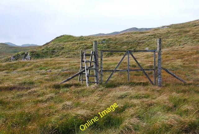 Photo 6x4 Deer fence, gate and stile Inverneill It&#039;s very rare to co c2010