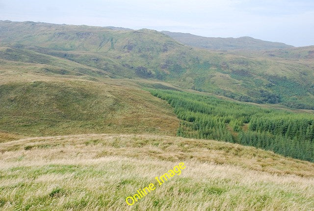 Photo 6x4 Moorland view Inverneill Looking across the head of Gleann dà L c2010