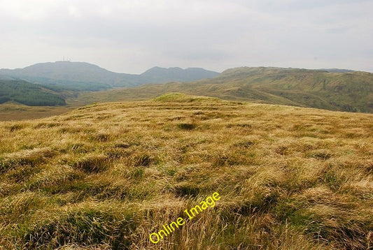 Photo 6x4 On top of  Meall Dubh Inverneill Looking south-west across open c2010