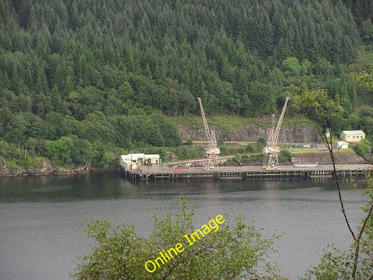 Photo 6x4 Glenmallan Jetty Portincaple Munitions loading facility, no dou c2010