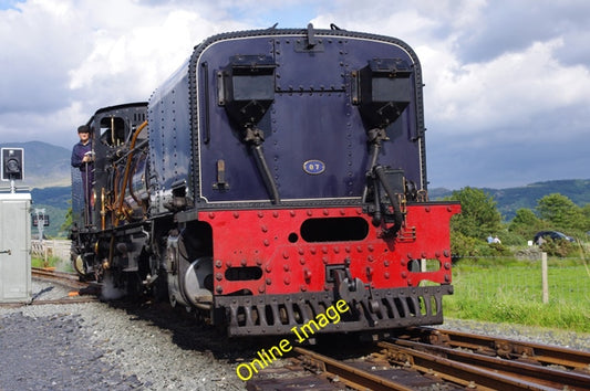 Photo 6x4 Welsh Highland Railway 87 at Pont Croesor station Prenteg 87 ru c2010