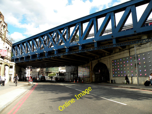 Photo 6x4 Railway bridge over Southwark Street London  c2010