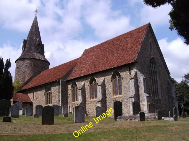 Photo 6x4 St Mary the Virgin, Great Leighs, Essex Lyons Hall\/TL7315  c2009