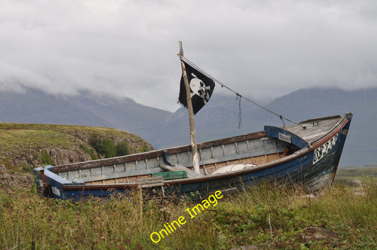 Photo 6x4 Abandoned boat on Ulva Sound of Ulva  c2010