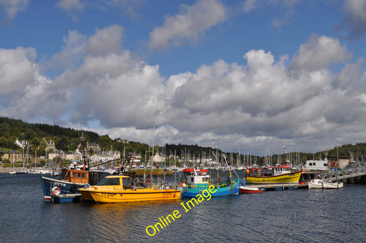 Photo 6x4 Tarbert harbour Tarbert\/NR8668 Looking across the harbour at T c2010