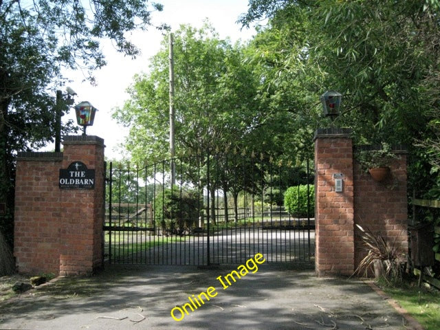Photo 6x4 Gates to the Old Barn, Church Lane Lapworth Formerly Mountford  c2010