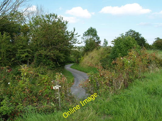 Photo 6x4 Railway Bridge used to cross the road here Hardgate\/NX8166 Adj c2010