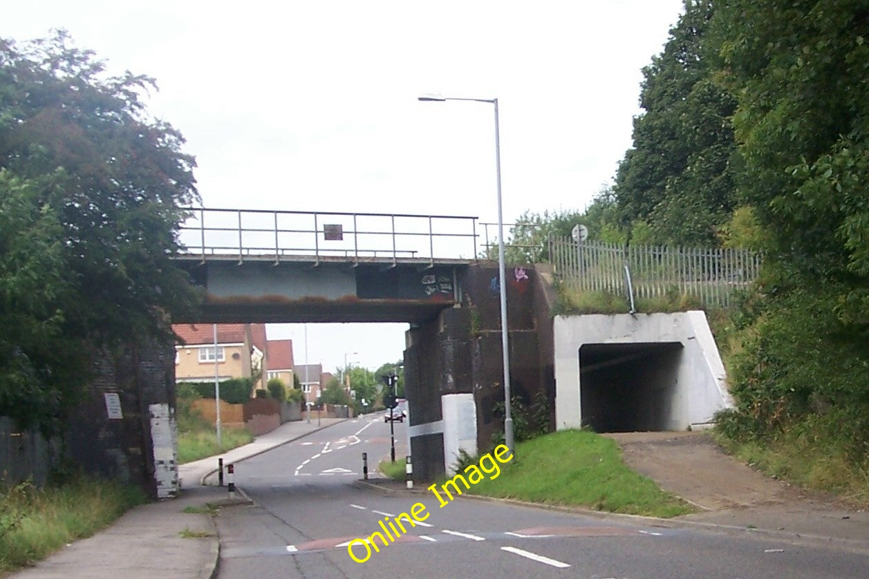 Photo 6x4 Railway Bridge, Thorncliffe Road, Chapeltown, near Sheffield -  c2010