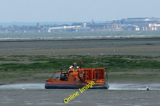 Photo 6x4 RNLI Hovercraft en route to Southend Sunken Marsh This RNLI Hov c2010