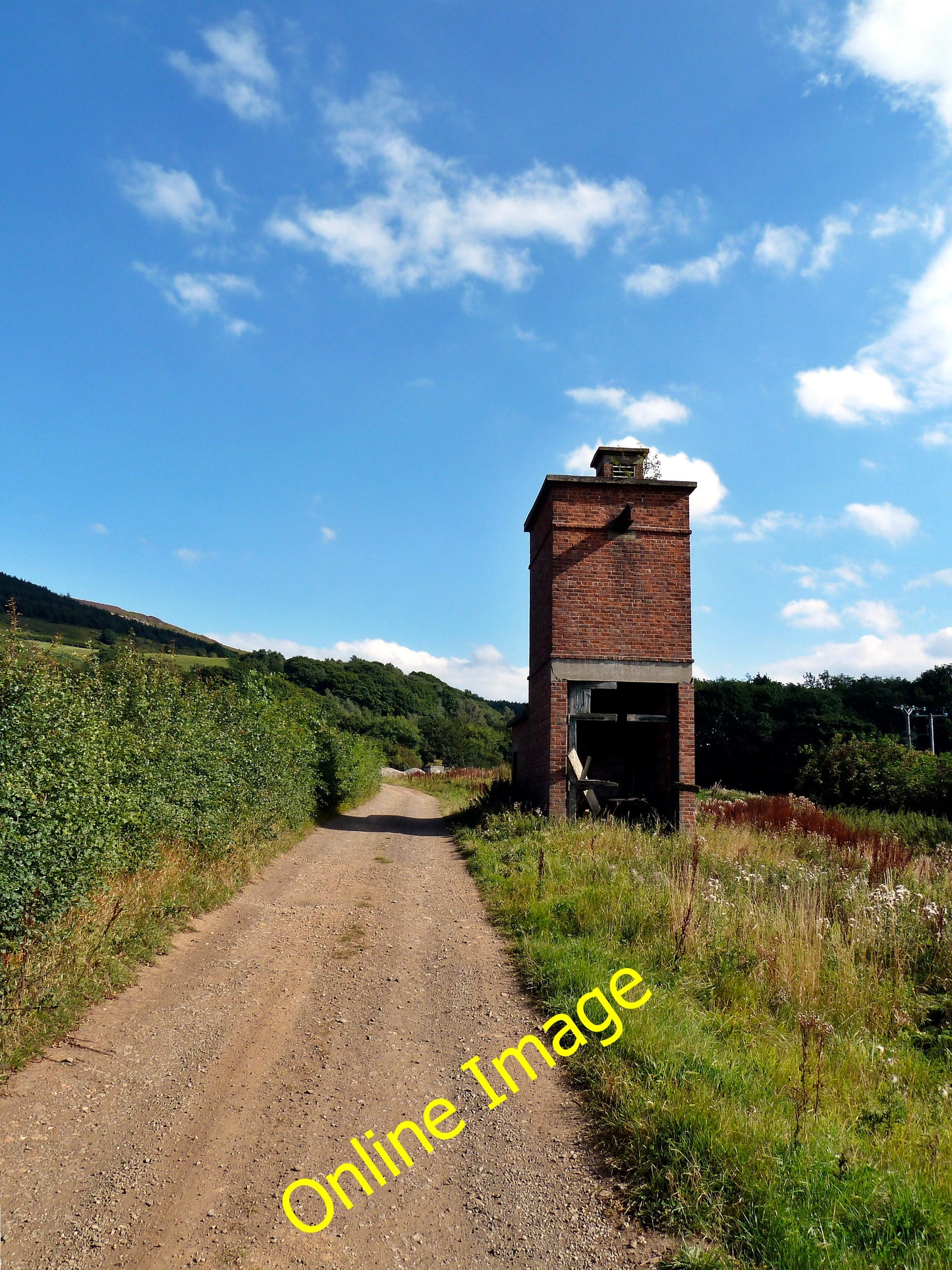 Photo 6x4 Derelict Sub Electricity Sub Station, Ayton Monument Ironstone  c2010