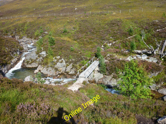 Photo 6x4 The Luibeg Bridge Luibeg Burn The Luibeg bridge as seen heading c2010