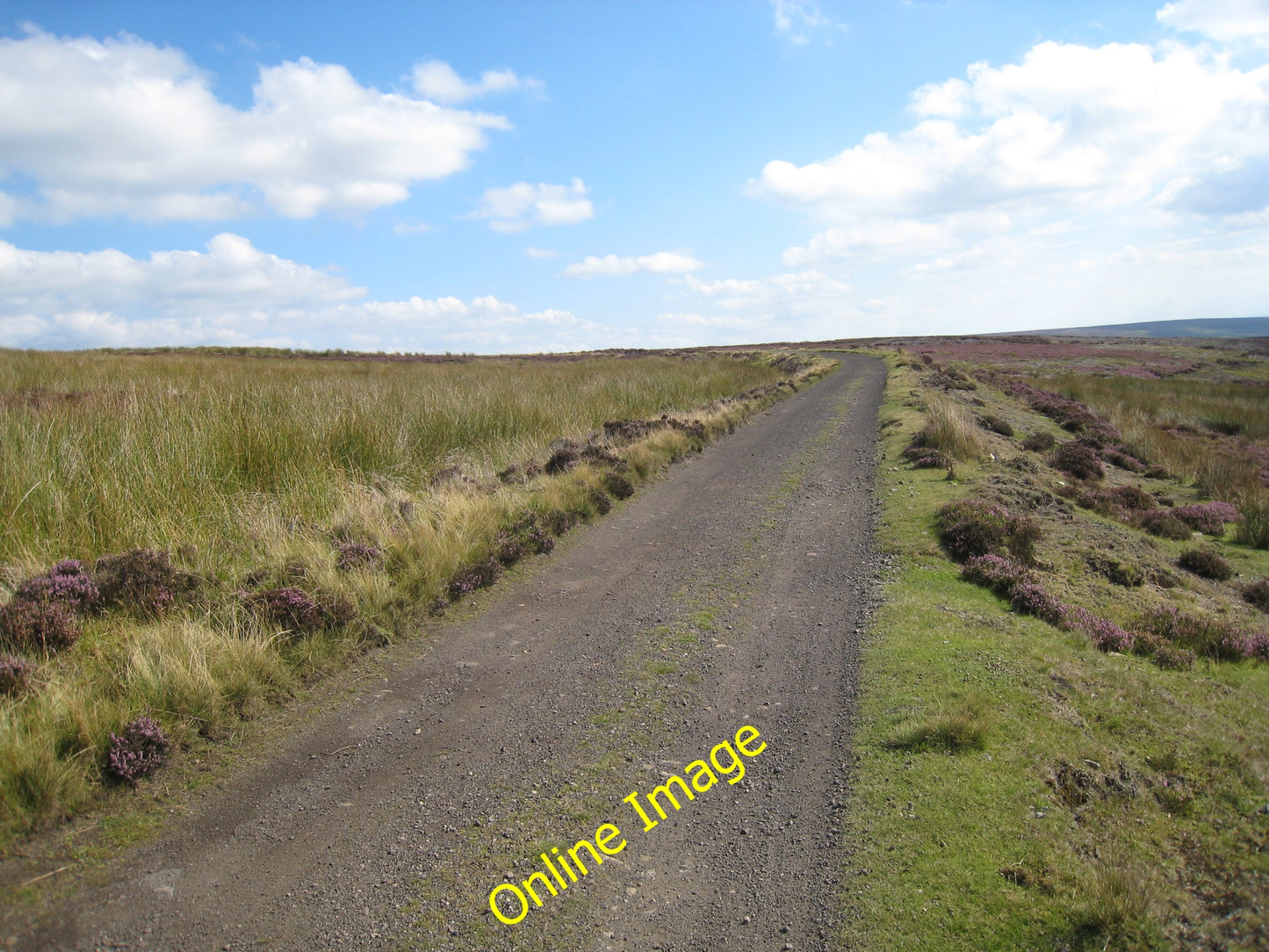 Photo 6x4 Dismantled railway track on High Blakey Moor Church Houses This c2010