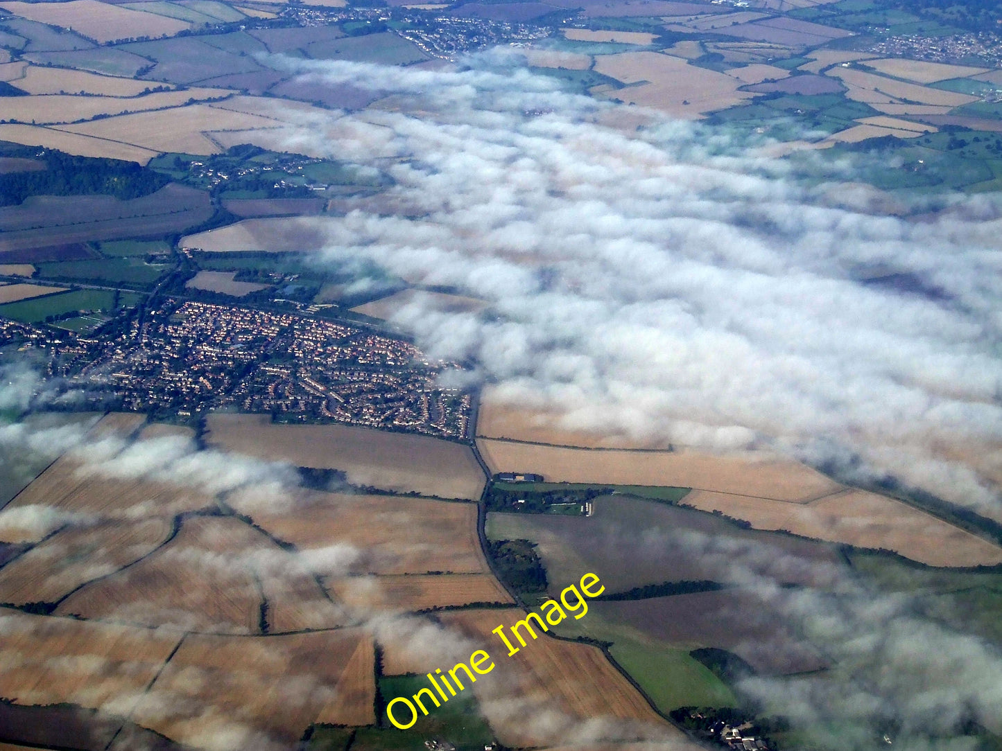 Photo 6x4 Barton Le Clay from the air Higham Gobion Viewed from a Glasgow c2010