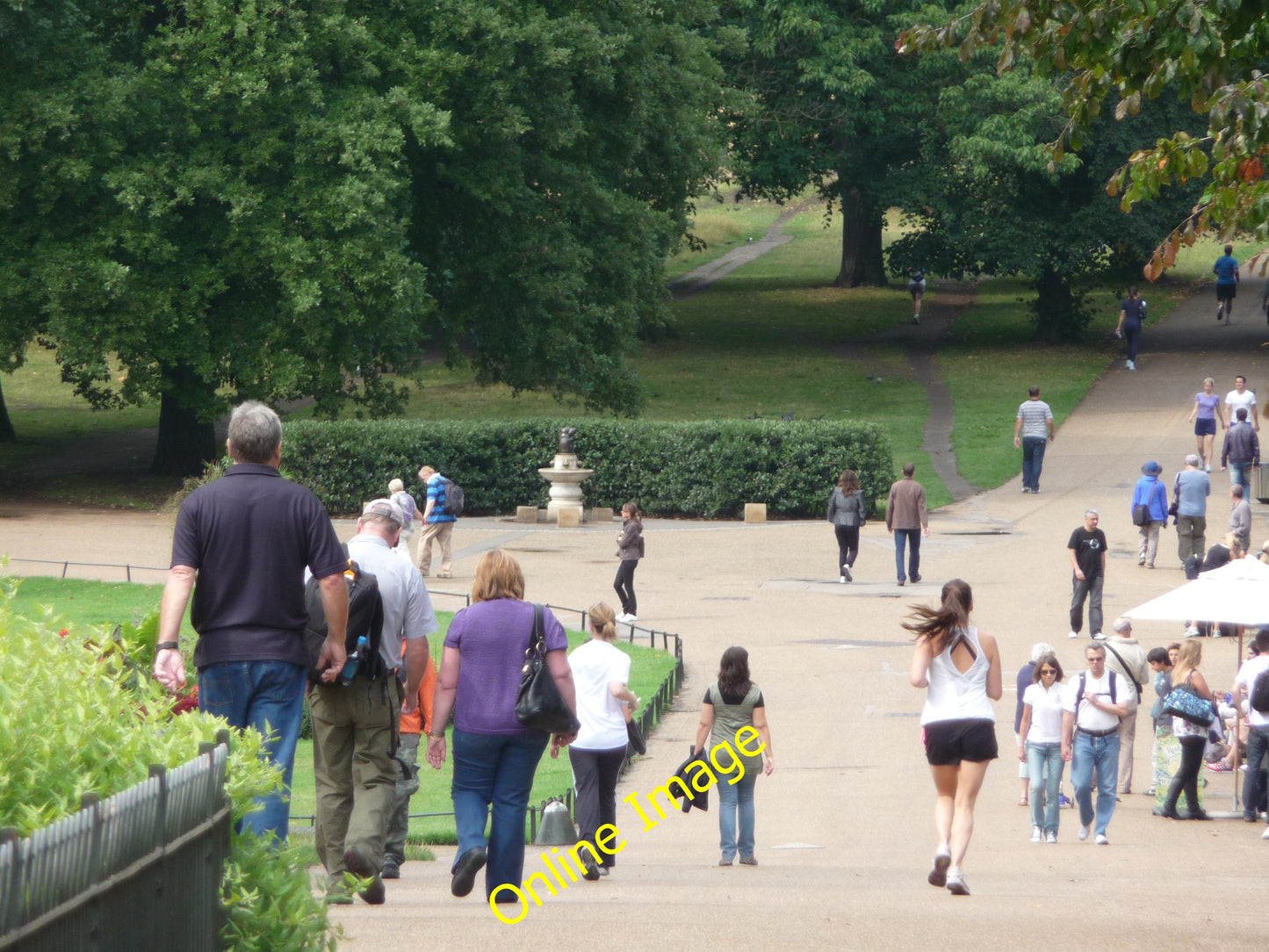 Photo 6x4 London : Westminster - Hyde Park Paddington\/TQ2681 Many people c2010