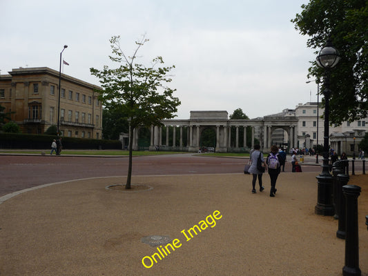 Photo 6x4 London : Westminster - Hyde Park Entrance Looking towards the g c2010