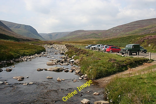 Photo 6x4 Glen Lethnot Blackh\u00e0ugh This is taken from the bridge at t c2010