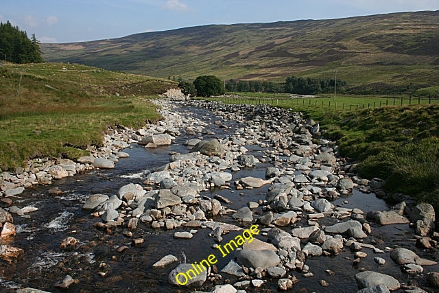 Photo 6x4 West Water Blackh\u00e0ugh Above the bridge here at Waterhead,  c2010