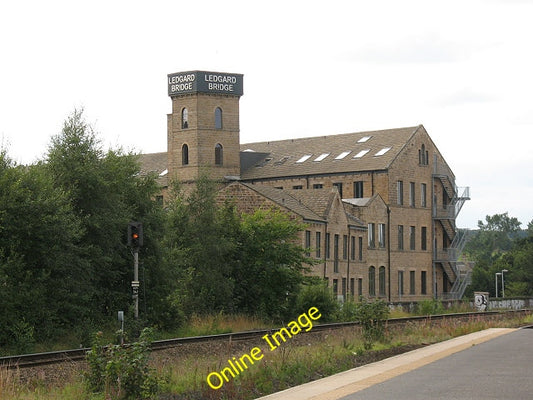 Photo 6x4 Ledgard Bridge Mill Mirfield A view from Mirfield station of th c2010