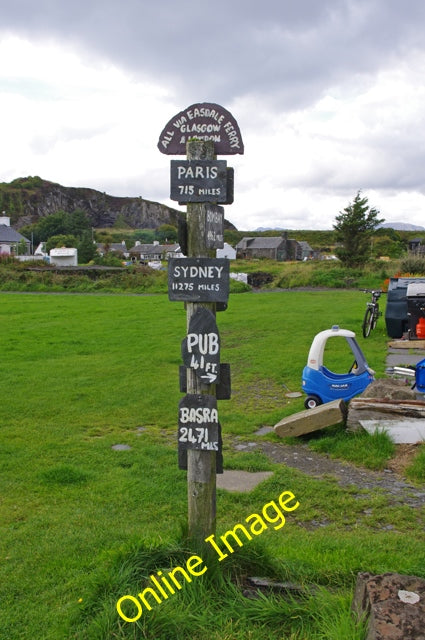 Photo 6x4 Distances from Easdale Island Easdale\/NM7417 The other side of c2010