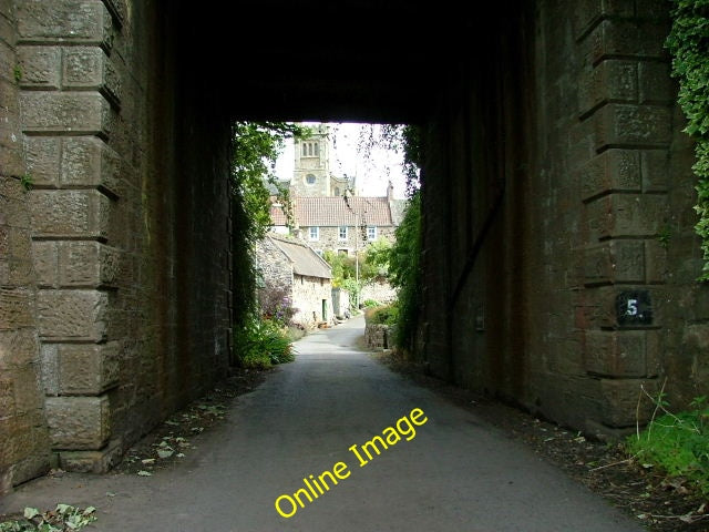 Photo 6x4 Under the railway bridge, Collessie Looking towards the Parish  c2010