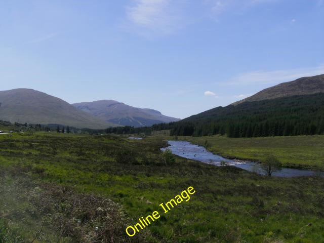 Photo 6x4 River Orchy Bridge of Orchy Taken from beside the A 82, a bit u c2009