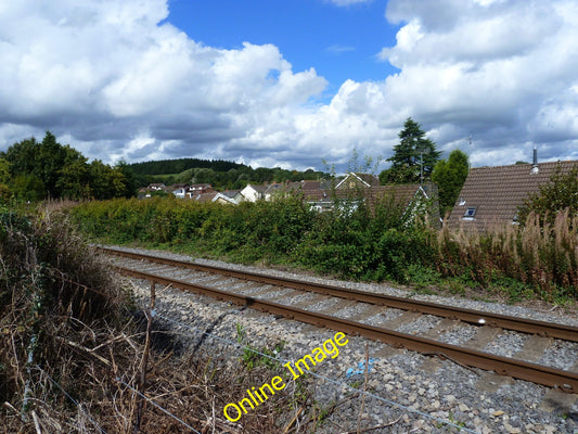 Photo 6x4 Railway from the Rhiwderin Inn car park, Rhiwderin Garth\/ST268 c2010