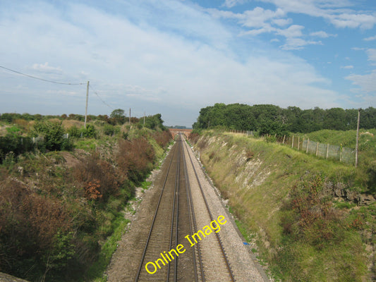 Photo 6x4 Railway to Canterbury Bramling As seen from [[2053984]].
This  c2010