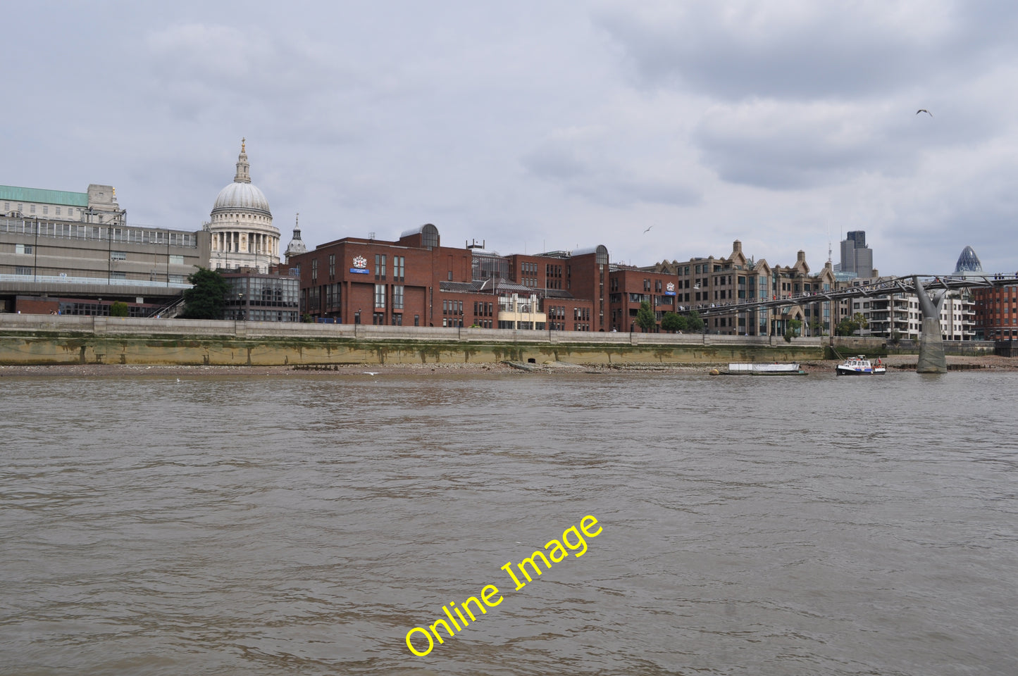 Photo 6x4 London : The City - River Thames & Embankment Looking towards S c2010