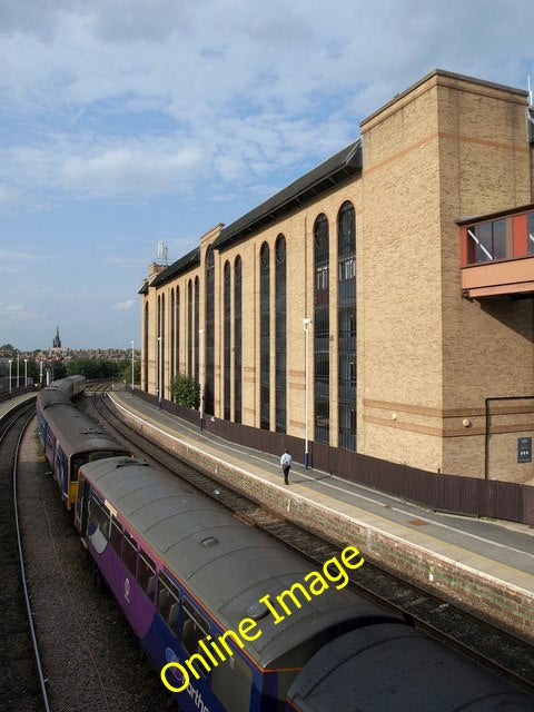 Photo 6x4 Car park and railway, Harrogate The Victoria Car Park overlooks c2010