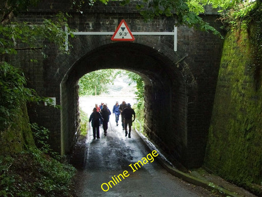 Photo 6x4 Torpeek Cross Railway Bridge Ivybridge\/SX6356 The road leads u c2009