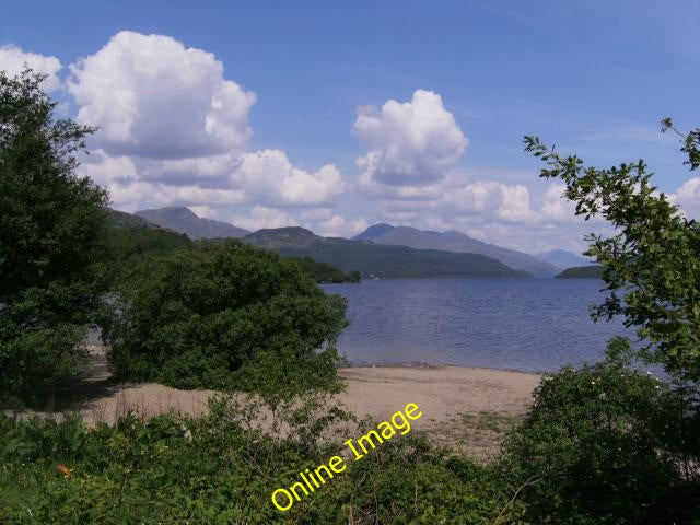 Photo 6x4 Firkin Point, Viewing North Inverbeg Sandy beach at Firkin Poin c2009