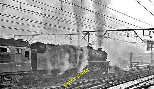 Photo 6x4 Winter at Crewe in the later Steam days View southward, towards c1962