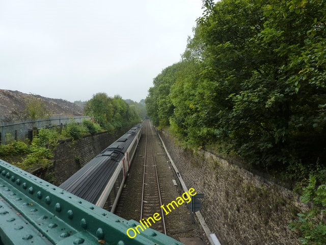 Photo 6x4 Train about to go under Clay Cross The line from Chesterfield h c2010