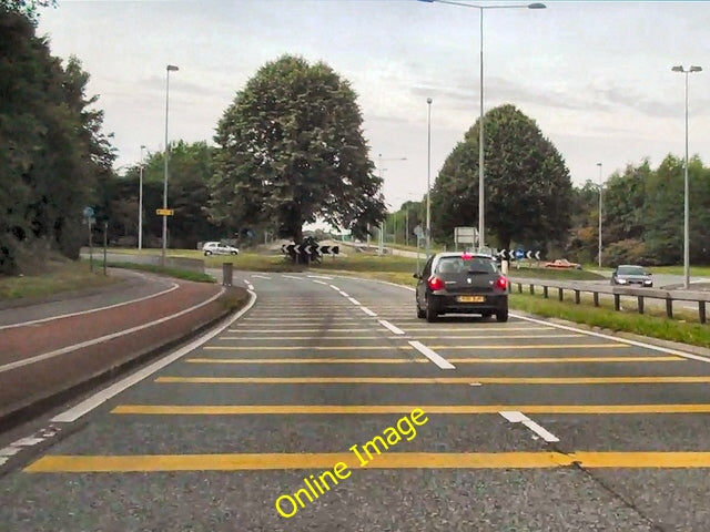 Photo 6x4 A556 Davenham Roundabout Northwich The A556, approaching London c2010