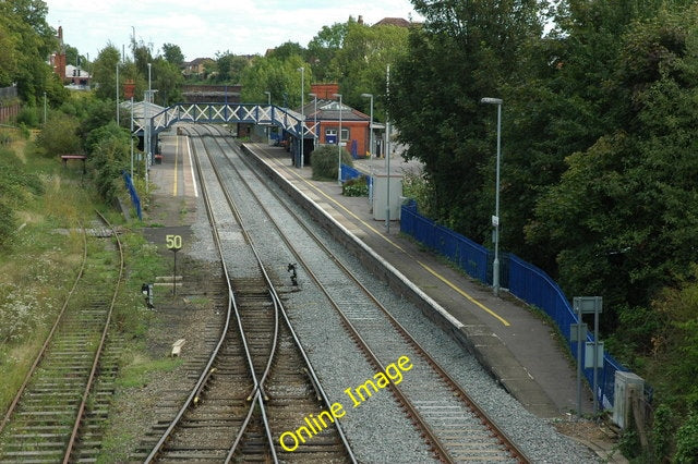 Photo 6x4 Evesham Station Evesham Station viewed from the railway bridge  c2010