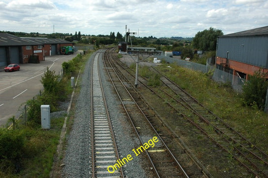 Photo 6x4 Railway line at Evesham The Oxford to Worcester railway line to c2010