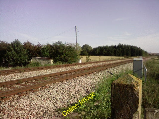 Photo 6x4 Railway line at Lyneham Lyneham\/SP2720 Looking towards Shipton c2010