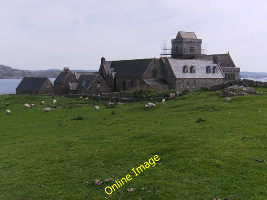 Photo 6x4 Iona Abbey on an Overcast Day Baile M\u00f2r Taken from the roa c2009