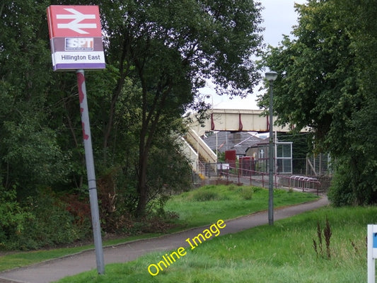 Photo 6x4 Hillington East railway station Cardonald At the east end of ca c2010