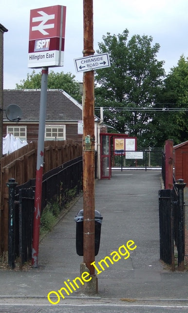 Photo 6x4 Hillington East railway station Cardonald The south side of the c2010