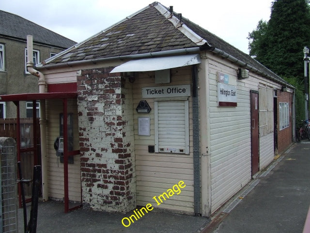 Photo 6x4 Hillington East railway station Cardonald The ticket office is  c2010