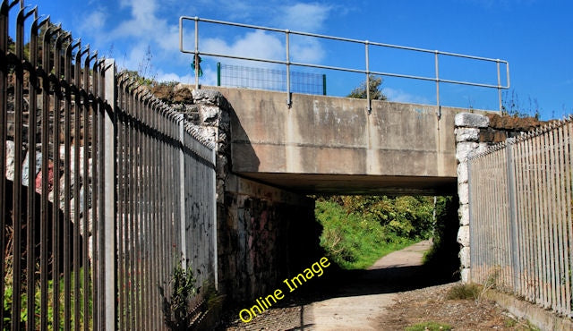 Photo 6x4 Railway bridge, Whitehead (5) Immediately after [[2058651]] (le c2010