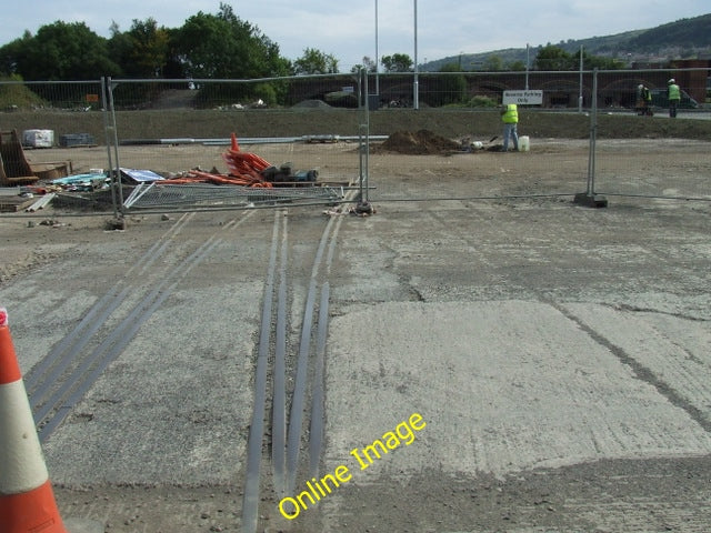 Photo 6x4 Old railway tracks Greenock\/NS2776 By the old sugar warehouse  c2010