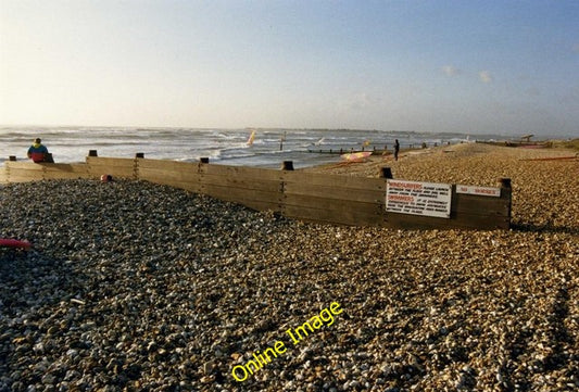 Photo 6x4 Windsurfers at West Wittering, 1989  c1989