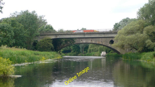 Photo 6x4 A1 Bridge Wansford Wansford\/TL0799 A1 as it passes over River  c2010