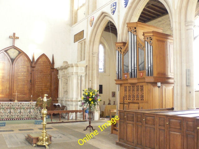 Photo 6x4 Fotheringhay Church Inside Inside of Fotheringhay Church, on si c2010