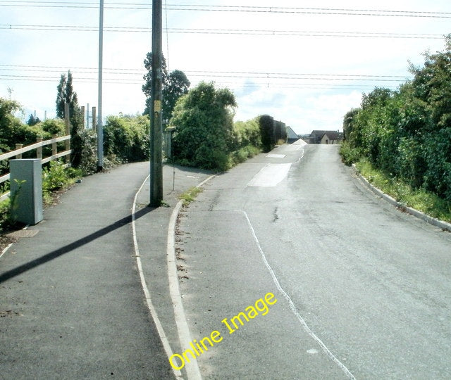 Photo 6x4 Sudbrook Road railway bridge Deepweir Looking south along Sudbr c2010