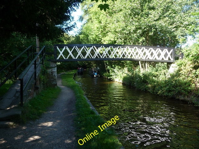 Photo 6x4 A footbridge over the Llangollen Canal near Trevor Garth Trevor c2010