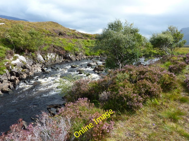 Photo 6x4 Laxford River Cnoc Bad na h- Achlaise  c2010